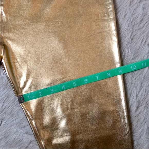 Metallic Gold Leggings - Picture 5 of 9